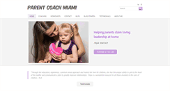 Desktop Screenshot of parentcoachmiami.com